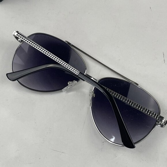 Tommy Hilfiger Rumi WN OL581 Aviator Sunglasses Silver Frame w/Dark Lens - Picture 7 of 7